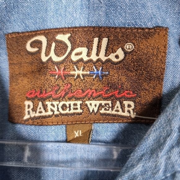 WALLS RANCH WEAR PEARL SNAP SHIRT - Picture 11 of 11